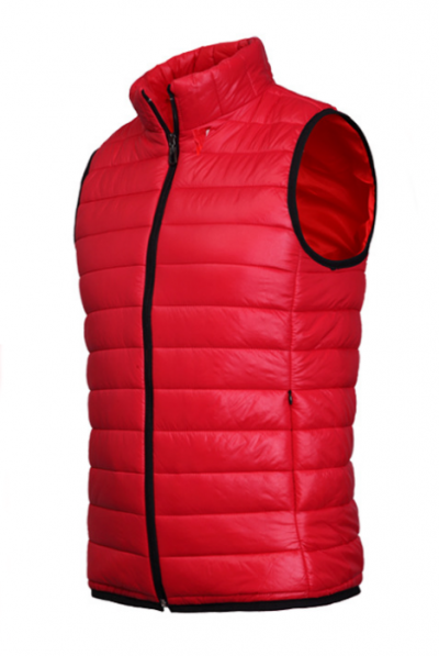 VM001 multicolor down vest is designed and made. The down vest factory is polished and silky for 29 days, and the price of 100% polyester down jacket is warm in winter and winter 45 degree